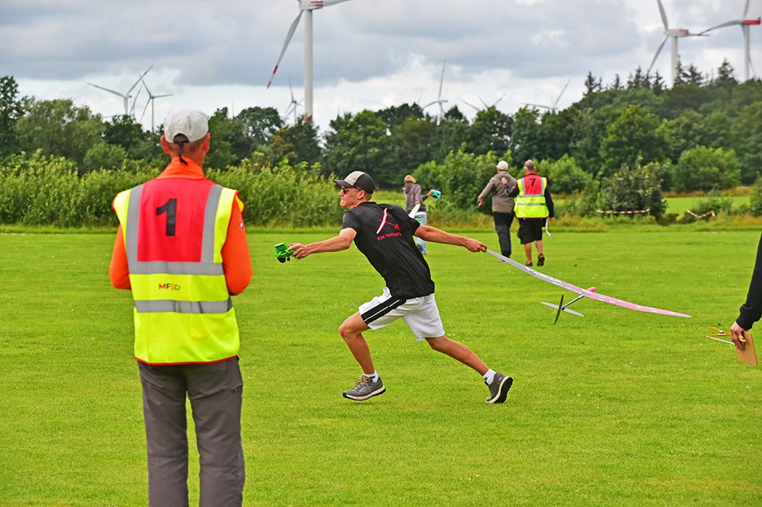 at the 2025 FAI F3K World Championships for Model Gliders in Tarp, Germany