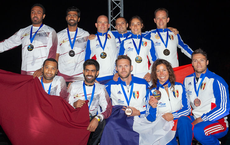 World 2-Way Sequential Champions and Silver & Bronze Winners