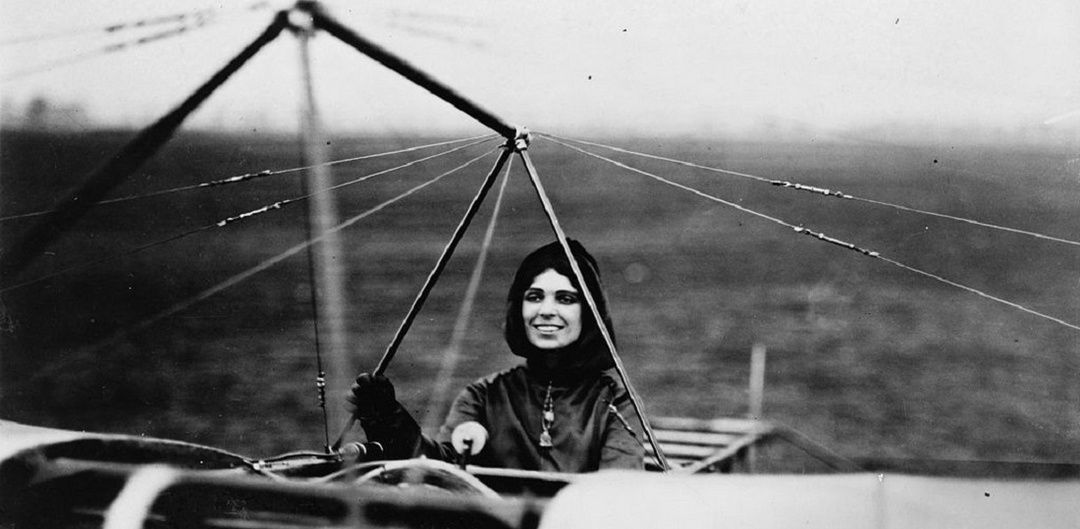 Harriet Quimby 1st American female pilot